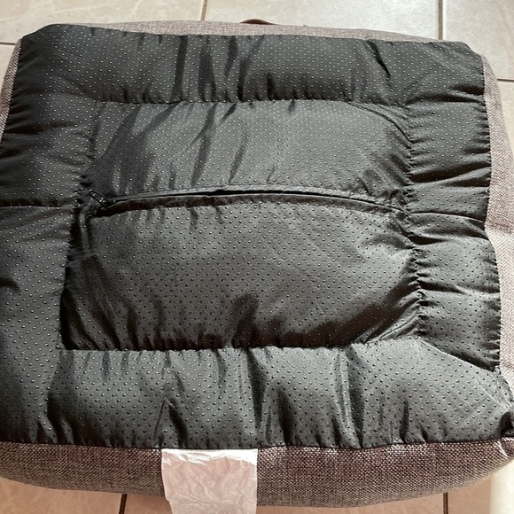 Boots & Barkley Dog Boots Barkley Rectangular Bolster Faux Linen